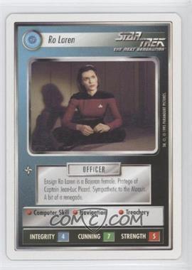 1994 Star Trek CCG: 1st Edition Premiere - [Base] - White Border #_ROLA - Ro Laren