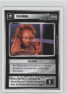 1994 Star Trek CCG: 1st Edition Premiere - [Base] - White Border #_SARJ - Sarjenka