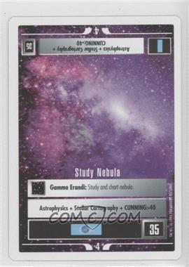 1994 Star Trek CCG: 1st Edition Premiere - [Base] - White Border #_STNE - Study Nebula