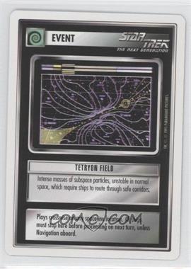 1994 Star Trek CCG: 1st Edition Premiere - [Base] - White Border #_TEFI - Tetryon Field