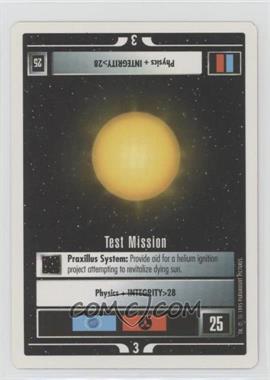 1994 Star Trek CCG: 1st Edition Premiere - [Base] - White Border #_TEMI - Test Mission