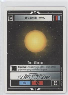 1994 Star Trek CCG: 1st Edition Premiere - [Base] - White Border #_TEMI - Test Mission