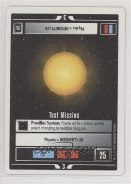 1994 Star Trek CCG: 1st Edition Premiere - [Base] - White Border #_TEMI - Test Mission