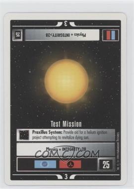 1994 Star Trek CCG: 1st Edition Premiere - [Base] - White Border #_TEMI - Test Mission