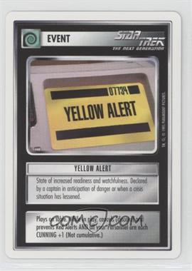 1994 Star Trek CCG: 1st Edition Premiere - [Base] - White Border #_YEAL - Yellow Alert