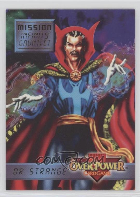 1995 Marvel Overpower Collectible Card Game Mission Infinity