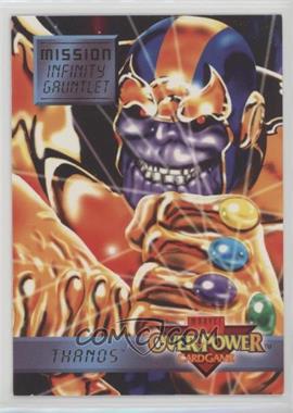 1995 Marvel Overpower Collectible Card Game - Mission: Infinity Gauntlet #7 - Thanos