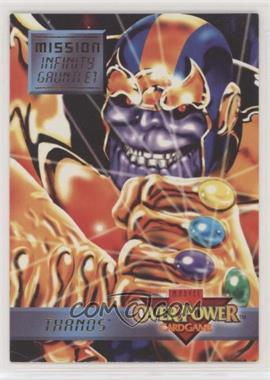 1995 Marvel Overpower Collectible Card Game - Mission: Infinity Gauntlet #7 - Thanos