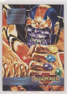 1995 Marvel Overpower Collectible Card Game - Mission: Infinity Gauntlet #7 - Thanos