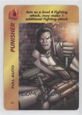 1995 Marvel Overpower Collectible Card Game - Special Character Cards [Base] #AB - Punisher (Full Auto)