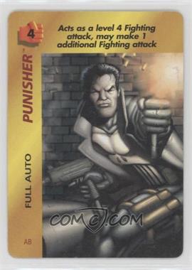 1995 Marvel Overpower Collectible Card Game - Special Character Cards [Base] #AB - Punisher (Full Auto)