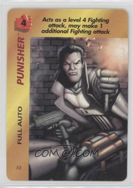 1995 Marvel Overpower Collectible Card Game - Special Character Cards [Base] #AB - Punisher (Full Auto)