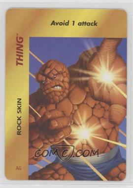 1995 Marvel Overpower Collectible Card Game - Special Character Cards [Base] #AG - Thing (Rock Skin)