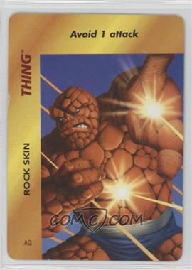 1995 Marvel Overpower Collectible Card Game - Special Character Cards [Base] #AG - Thing (Rock Skin) [Noted]