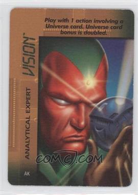1995 Marvel Overpower Collectible Card Game - Special Character Cards [Base] #AK - Vision (Analytical Expert)