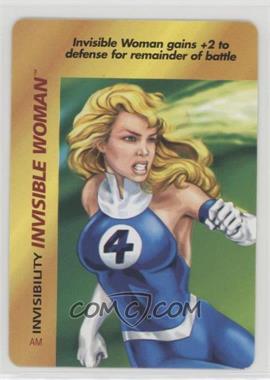 1995 Marvel Overpower Collectible Card Game - Special Character Cards [Base] #AM - Invisible Woman (Invisibility)