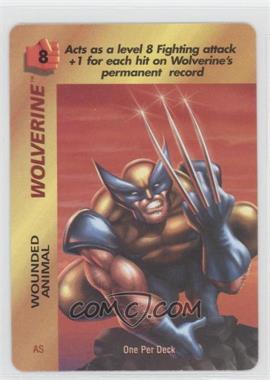 1995 Marvel Overpower Collectible Card Game - Special Character Cards [Base] #AS - Wolverine (Wounded Animal)
