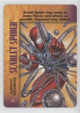 1995 Marvel Overpower Collectible Card Game - Special Character Cards [Base] #BV - Scarlet Spider (Impact Webbing)