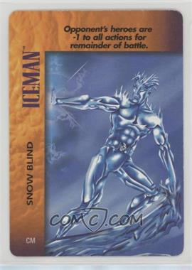 1995 Marvel Overpower Collectible Card Game - Special Character Cards [Base] #CM - Iceman (Snow Blind)