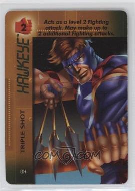 1995 Marvel Overpower Collectible Card Game - Special Character Cards [Base] #DH - Hawkeye (Triple Shot)