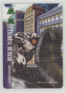 1995 Marvel Overpower Collectible Card Game - Universe Cards [Base] #_NoN - Rhino