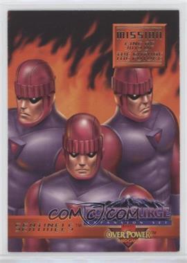 1995 Marvel Overpower Collectible Card Game: PowerSurge Expansion - Mission: Sins of the Future #1 - Sentinels