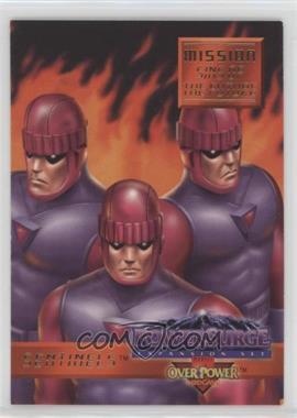 1995 Marvel Overpower Collectible Card Game: PowerSurge Expansion - Mission: Sins of the Future #1 - Sentinels