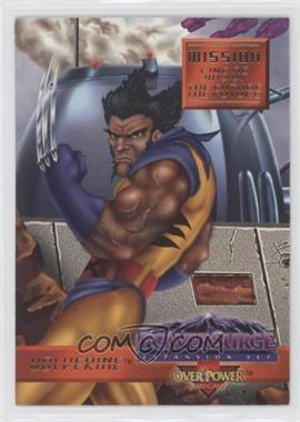 1995 Marvel Overpower Collectible Card Game: PowerSurge Expansion - Mission: Sins of the Future #5 - Wolverine