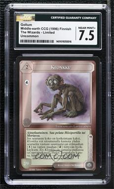 1995 Middle-earth CCG - The Wizards - [Base] - Finnish Limited #GOLL - Gollum [CGC 7.5 Near Mint+]