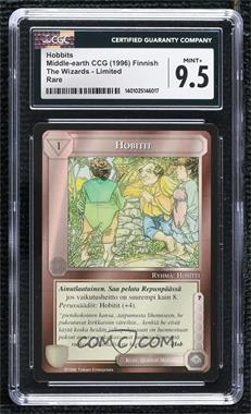 1995 Middle-earth CCG - The Wizards - [Base] - Finnish Limited #HOBT - Hobbits [CGC 9.5 Mint+]