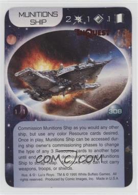 1995 Star Quest: The Regency Wars CCG - [Base] #308 - Munitions Ship