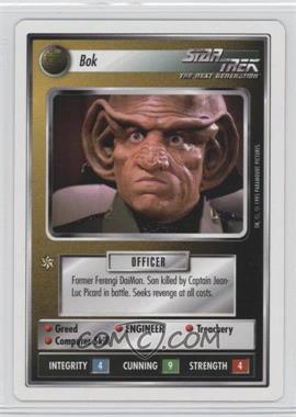 1995 Star Trek CCG: 1st Edition Premiere - White Bordered Expansion Set [Base] - 2nd Printing #_BOK - Bok