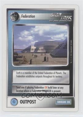 1995 Star Trek CCG: 1st Edition Premiere - White Bordered Expansion Set [Base] - 2nd Printing #_FEDE - Federation