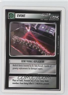 1995 Star Trek CCG: 1st Edition Premiere - White Bordered Expansion Set [Base] - 2nd Printing #_GERE - Genetronic Replicator