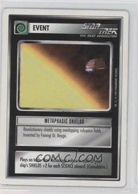 1995 Star Trek CCG: 1st Edition Premiere - White Bordered Expansion Set [Base] - 2nd Printing #_MESH - Metaphasic Shields