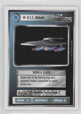 1995 Star Trek CCG: 1st Edition Premiere - White Bordered Expansion Set [Base] - 2nd Printing #_NEBU - U.S.S. Nebula