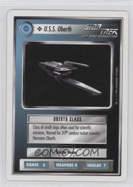 1995 Star Trek CCG: 1st Edition Premiere - White Bordered Expansion Set [Base] - 2nd Printing #_OBER - U.S.S. Oberth