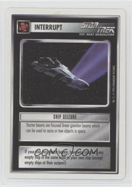 1995 Star Trek CCG: 1st Edition Premiere - White Bordered Expansion Set [Base] - 2nd Printing #_SHSE - Ship Seizure