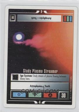 1995 Star Trek CCG: 1st Edition Premiere - White Bordered Expansion Set [Base] - 2nd Printing #_SPST - Study Plasma Streamer