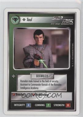 1995 Star Trek CCG: 1st Edition Premiere - White Bordered Expansion Set [Base] - 2nd Printing #_TAUL - Taul
