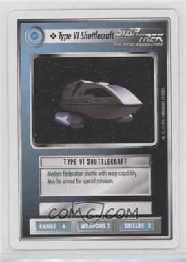 1995 Star Trek CCG: 1st Edition Premiere - White Bordered Expansion Set [Base] - 2nd Printing #_TYSH - Type VI Shuttlecraft
