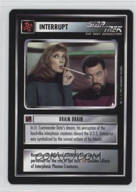 1995 Star Trek CCG: Alternate Universe - [Base] #_BRDR - Interrupt - Brain Drain