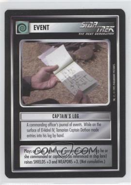 1995 Star Trek CCG: Alternate Universe - [Base] #_CALO - Event - Captain's Log