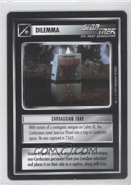 1995 Star Trek CCG: Alternate Universe - [Base] #_CATR - Dilemma - Cardassian Trap