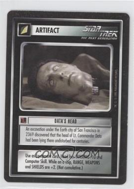 1995 Star Trek CCG: Alternate Universe - [Base] #_DAHE - Artifact - Data's Head