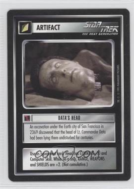 1995 Star Trek CCG: Alternate Universe - [Base] #_DAHE - Artifact - Data's Head