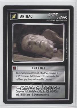 1995 Star Trek CCG: Alternate Universe - [Base] #_DAHE - Artifact - Data's Head
