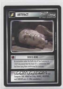 1995 Star Trek CCG: Alternate Universe - [Base] #_DAHE - Artifact - Data's Head