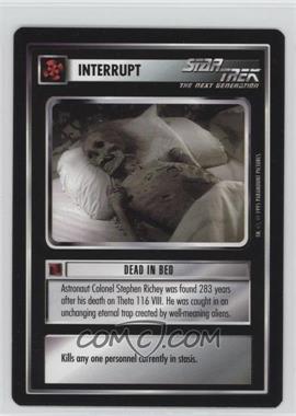 1995 Star Trek CCG: Alternate Universe - [Base] #_DEBE - Interrupt - Dead in Bed