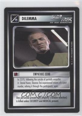 1995 Star Trek CCG: Alternate Universe - [Base] #_EMEC - Dilemma - Empathic Echo